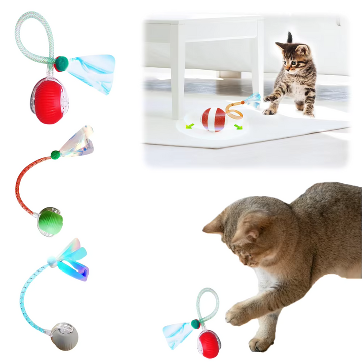 Interactive Electric Dog Toy Ball | USB Rechargeable Smart Chase Ball for Puppies &amp; Adult Dogs
