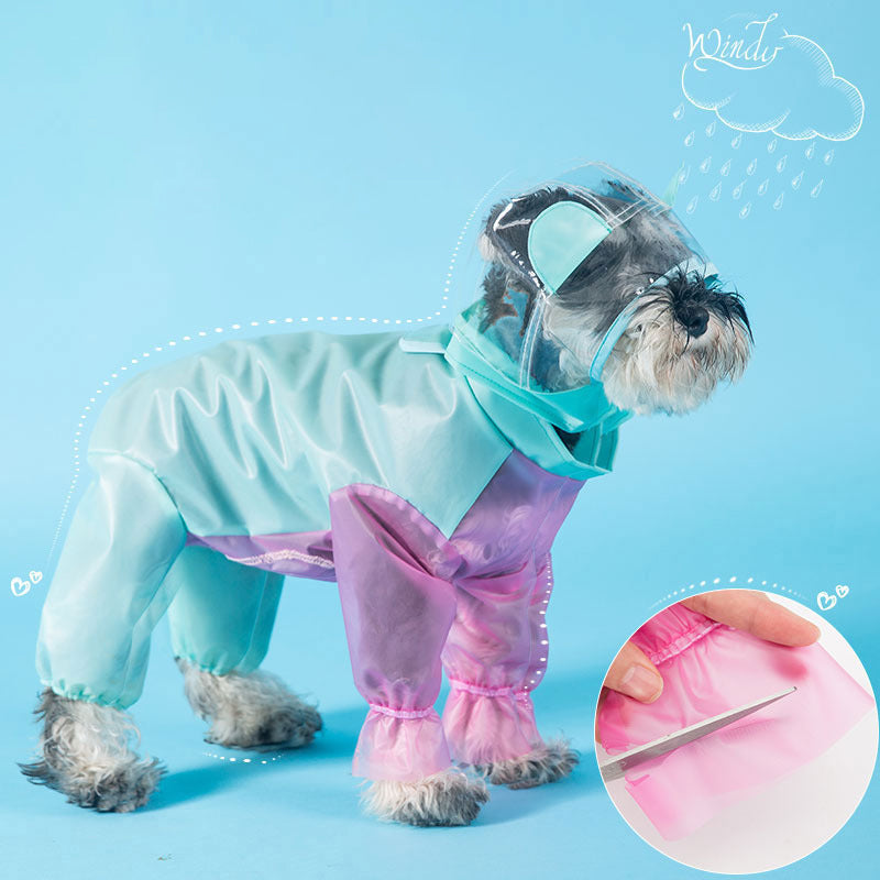 Four-Legged Cute Raincoat for Dogs