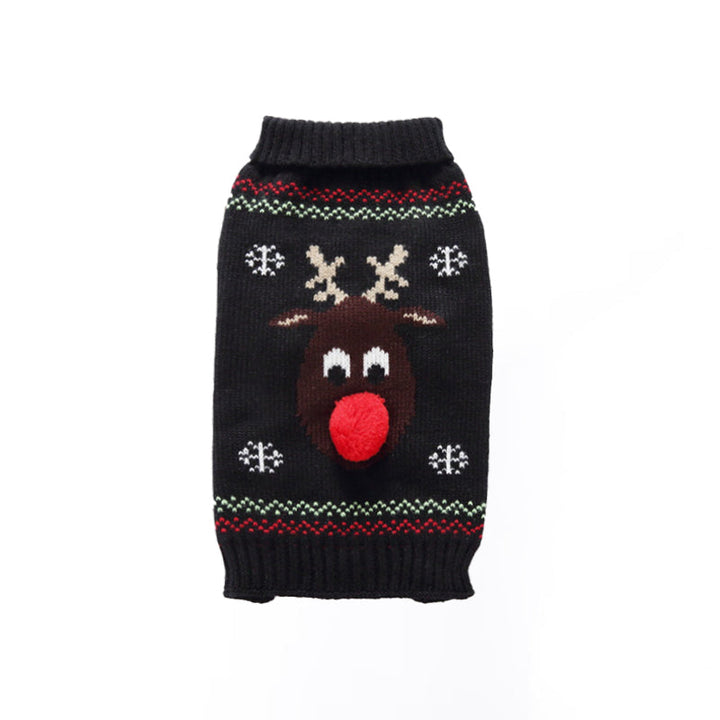 Turtleneck Elf Dog Christmas Sweater