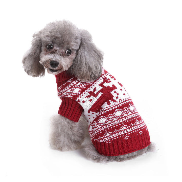 Elk Christmas Sweater for Dogs