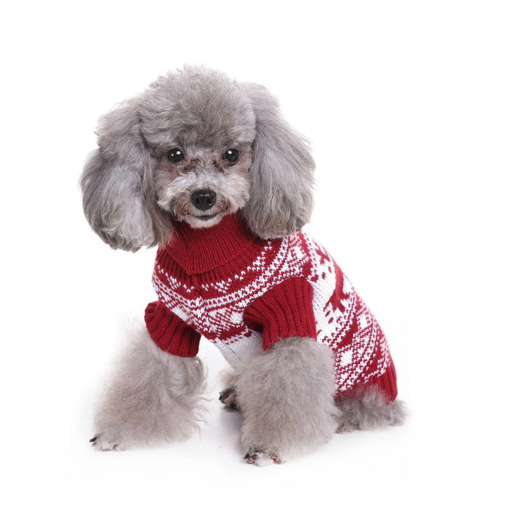 Elk Christmas Sweater for Dogs