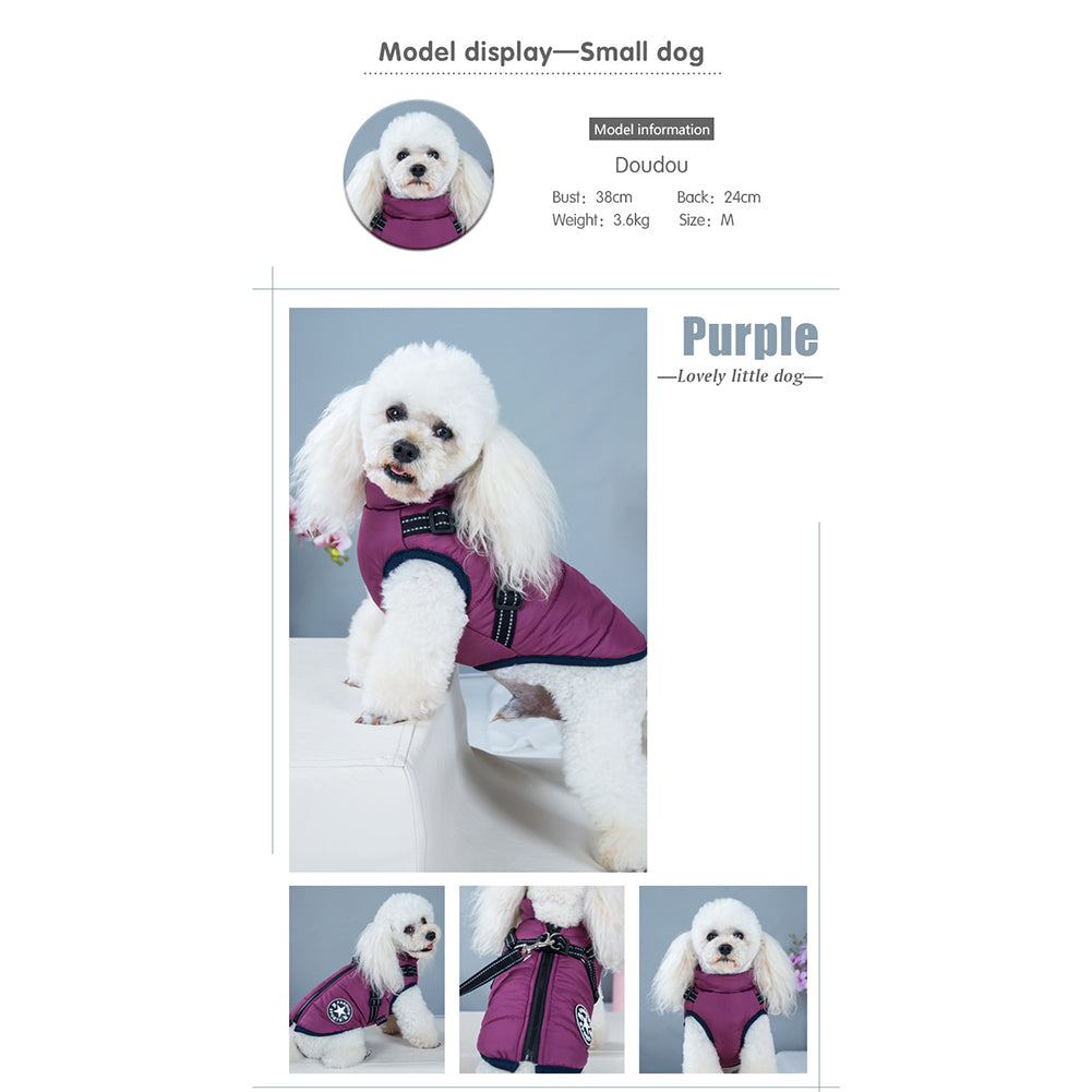 Pawbibi Sport™ - Waterproof Winter Jacket with Built-in Harness - Buy 2 Pcs Enjoy Free Shipping!